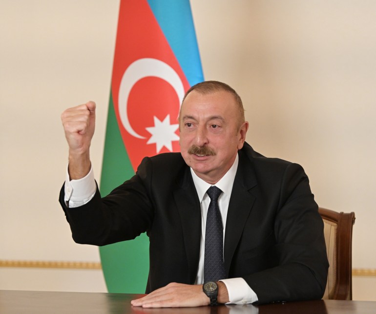 Azerbaijani President Ilham Aliyev