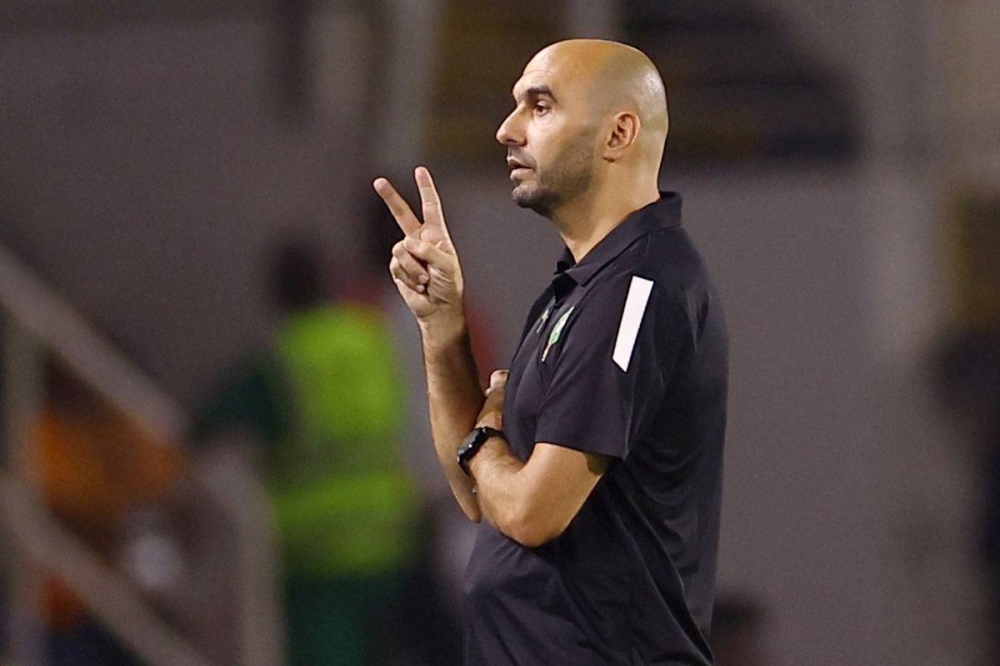 المدرب وليد الركراكي