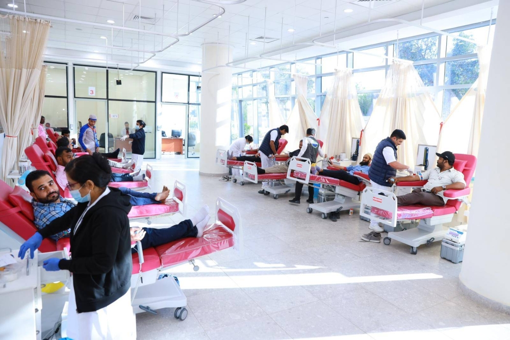 جانب من حملة التبرع