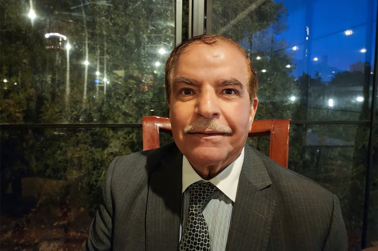 غازي الطيب، وهو عين سابق والمساعد السابق لرئيس هيئة الاركان المشتركة في الأردن. من مقابلته في اليوم الثاني من الملتقى العربي للإعلام 2024 والملتقى الأول للمؤثرين وصانعي المحتوى. 7 فبراير 2024، عجلون، الأردن.، المصدر الجزيرة