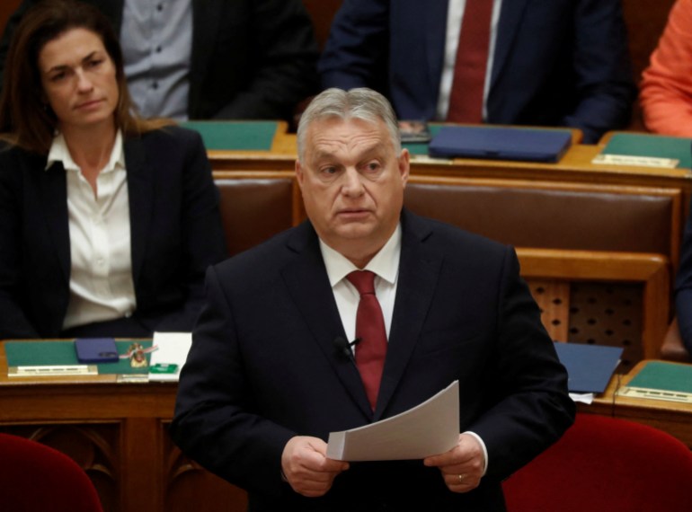 victor-1706853570 أوربان المسؤول الأوروبي الوحيد من بين قادة دول الاتحاد الذي حافظ على علاقات وثيقة مع موسكو (رويترز)