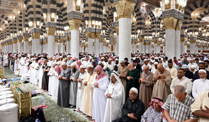أكثر من 5 ملايين مصلٍ أدوا الصلوات في المسجد النبوي