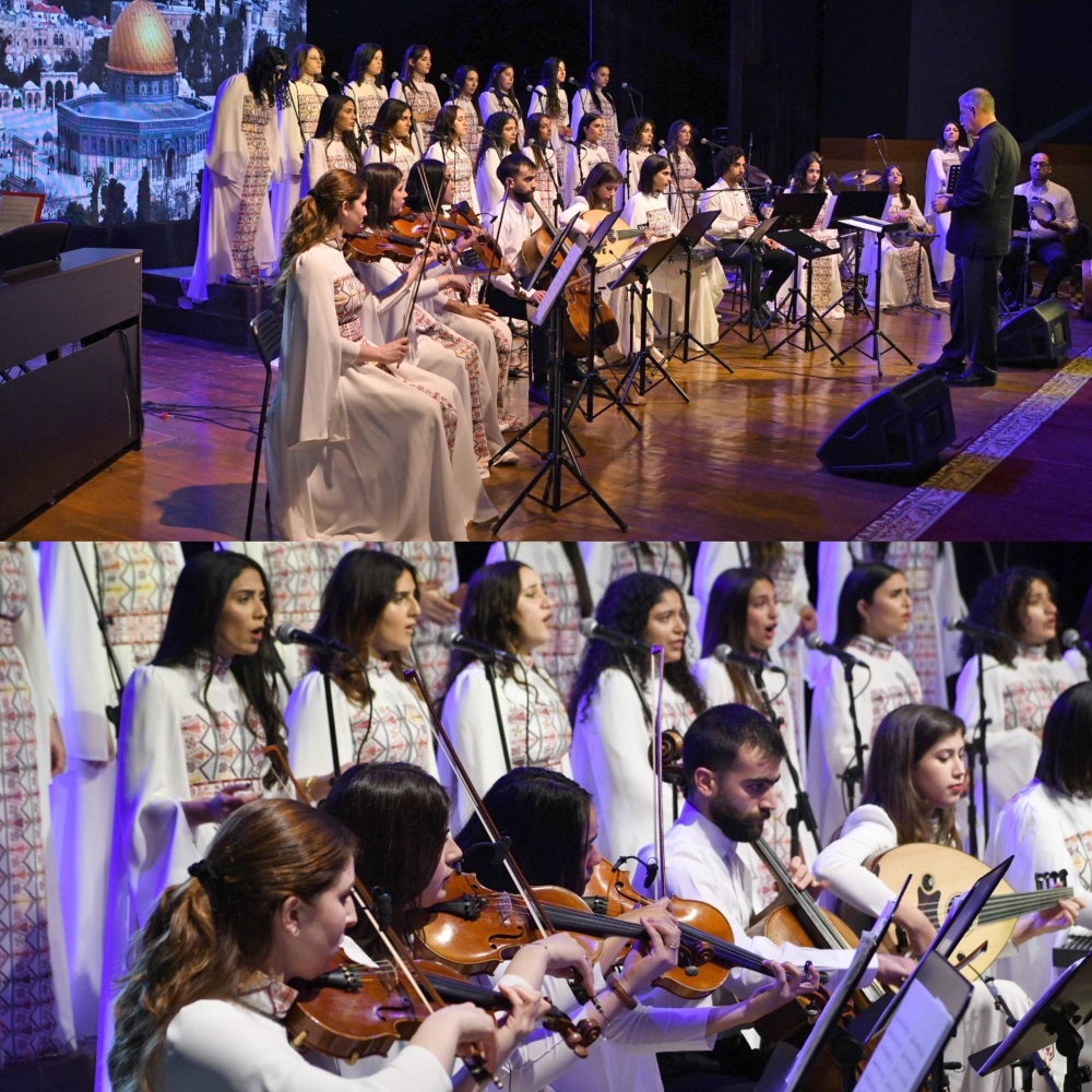 253153 فرقة بنات القدس خلال المهرجان