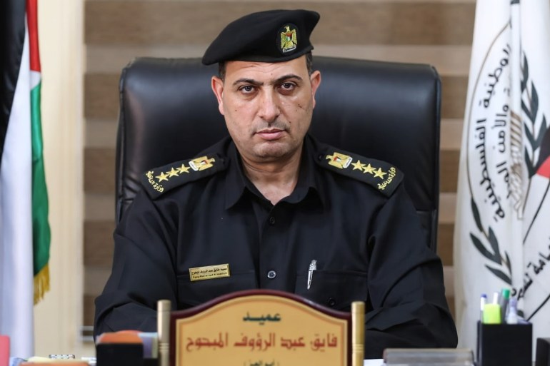 3-1710768890-1 فايق المبحوح مسؤول عمليات الشرطة في غزة من صفحة وزارة الداخلية الفلسطينية على الفيسبوك