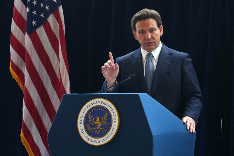 rtsgwk6h DeSantis speaks at Reagan Library in Simi Valley