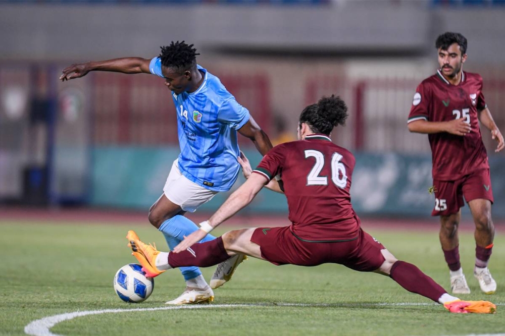 273489 جانب من مباراة النصر والسالمية