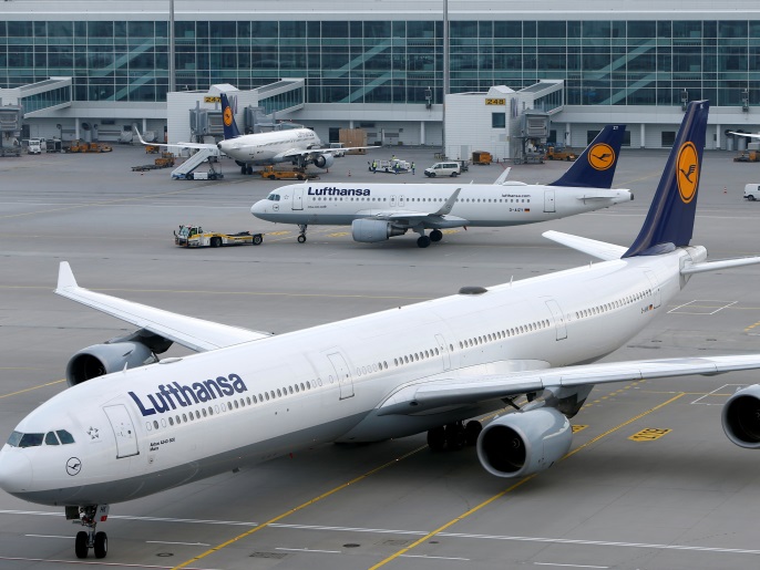 a34f4376-3a05-4cef-a73f-7397acc67edd Lufthansa planes arrive at the international airport in Munich, Germany, January 9, 2018. REUTERS/Michaela Rehle