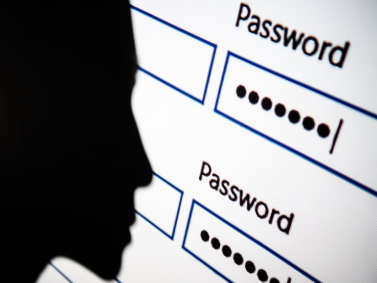 a94a537e-8436-407e-8c97-583a10b98e6a LONDON, ENGLAND - AUGUST 09: In this photo illustration, A woman is silhouetted against a projection of a password log-in dialog box on August 09, 2017 in London, England. With so many areas of modern life requiring identity verification, online security remains a constant concern, especially following the recent spate of global hacks. (Photo by Leon Neal/Getty Images)