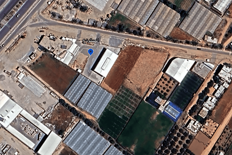 safasf-1712074534 ---داخليه*** يظهر في خرائط GOOGLE موقع المستودع الذي أنشأته المنظمة لتسهيل مهامها بدير البلح