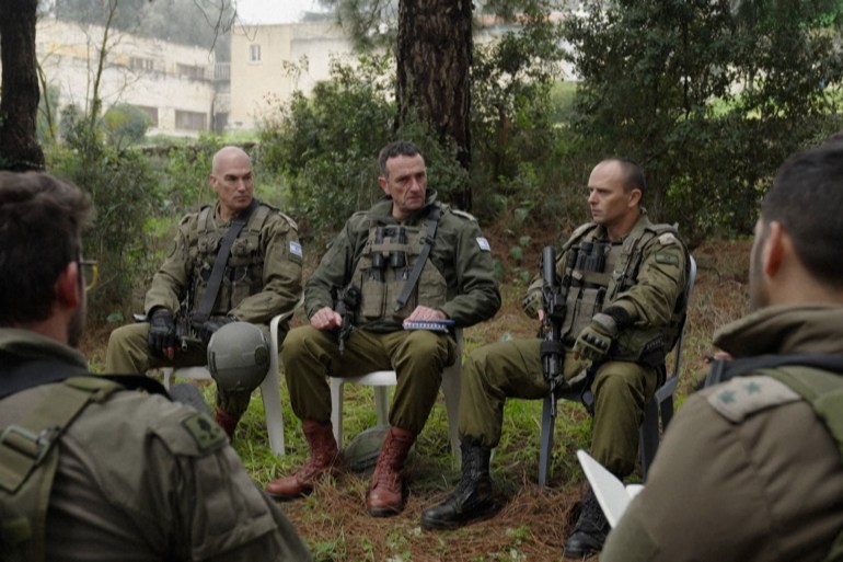 001-2-1714590363 Israel's Chief of the General Staff Herzi Halevi holds a situational assessment on the Israel-Lebanon border, together with the Commanding Officer of the Northern Command, Ori Gordin and the Commanding Officer of the 91st Galilee Division, Shay Kalper. IMAGES