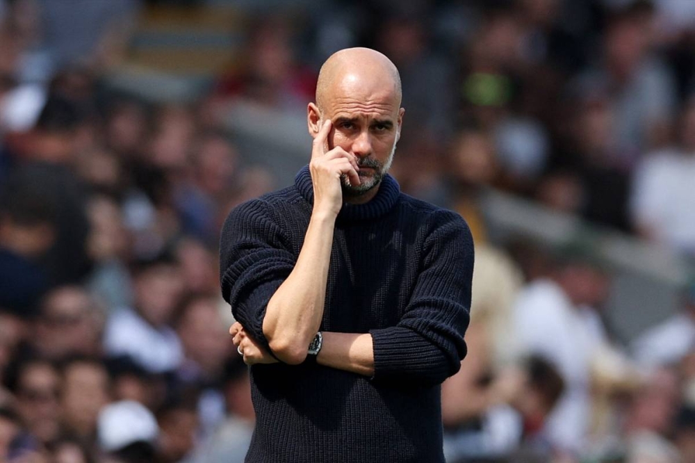 جوسيب غوارديولا، المدير الفني لفريق مانشستر سيتي الإنكليزي لكرة القدم