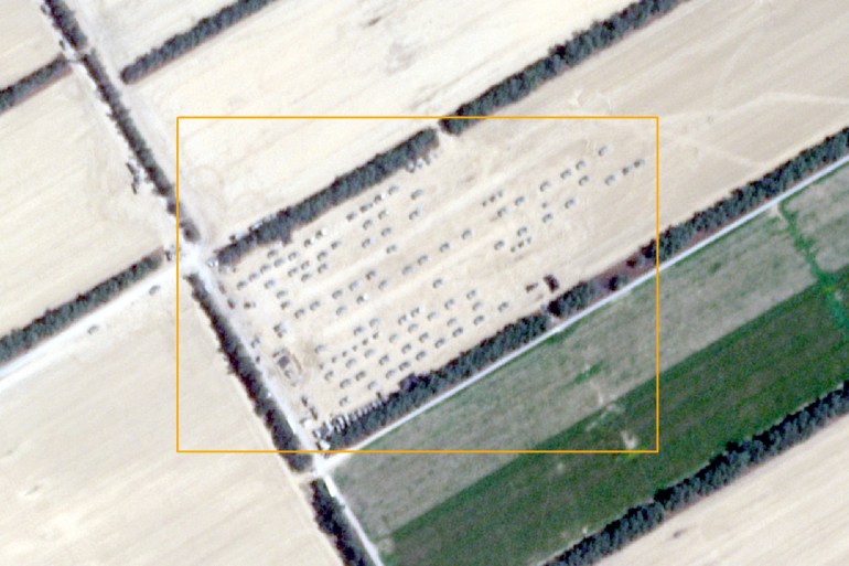 d8b3d98ad8a8d98ad8a8d98ad8b33-1714927902 ***داخليه**** التحشدات العسكرية- Military Deployment مصدر الصور: Planet Labs PBC