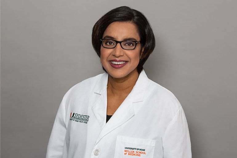 Dr. Shanta Dar’s research team is working on a nanoparticle to treat brain metastases and the primary tumor simultaneously CREDIT: PHOTO BY SYLVESTER