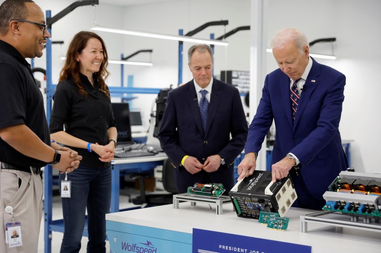 rtshnihd U.S. President Joe Biden travels to North Carolina