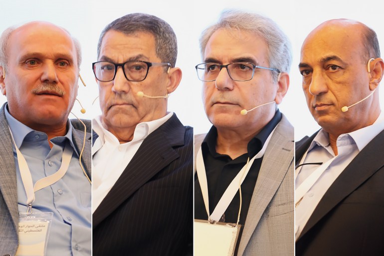 1234556-1719599575 كومبو رباعي، من اليمين: وديع عووادة احمد الحيلة عبد الحميد صيام أحمد غنيم المصدر: الجزيرة نت