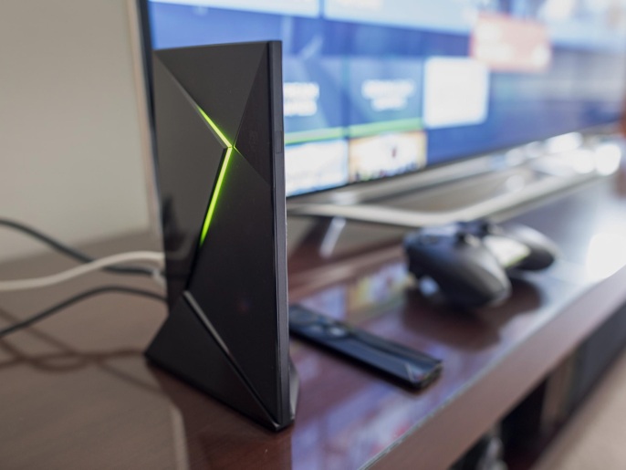 d5853fd0-cdec-4465-ab18-bc0824f029fd The Nvidia Corp. Shield game console system is arranged for a photograph in San Francisco, California, U.S., on Friday, May 22, 2015. Cloud gaming, which allows players to stream games almost instantly over the Internet instead of buying discs or waiting for lengthy downloads, is at the heart of the Nvidia Shield, and proponents say it could do to traditional game consoles what Netflix did to Blu-ray.