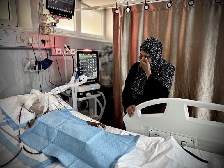 d984d8a7-5-1718342655 بعد عودته للحياة.. الطفل توفيق يلفظ أنفاسه الأخيرة بغزة