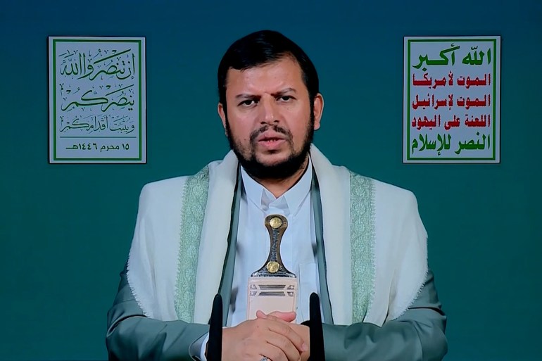 صورة من كلمة زعيم الحوثيين