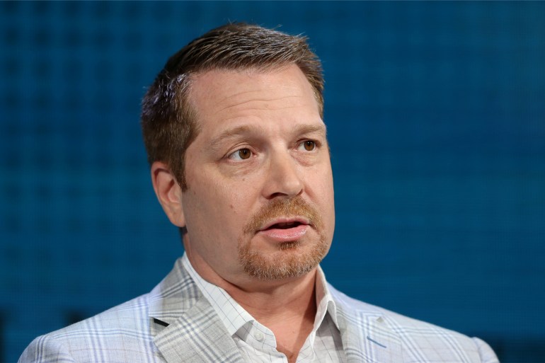 085-1721546429 CEO and co-founder of CrowdStrike Kurtz speaks at the Wall Street Journal Digital conference in Laguna Beach رويترز