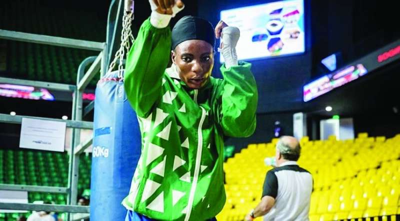 الملاكمة النيجيرية سينثيا تيميتايو