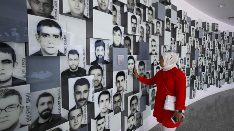 3-1721030433 ANKARA, TURKIYE - JULY 15: People visit the 15 July Democracy Museum during the July 15 Democracy and National Unity Day in Ankara, Turkiye on July 15, 2023. (Photo by Halil Sagirkaya/Anadolu Agency via Getty Images)