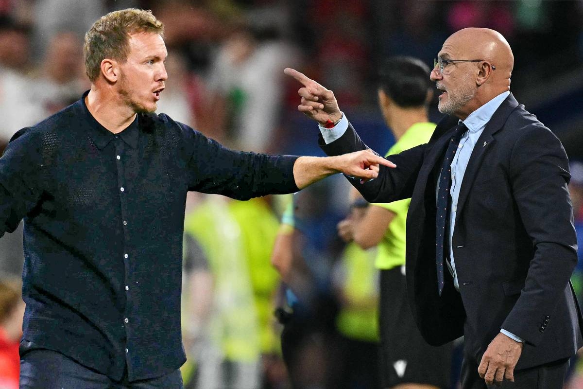 303542 المدربان دي لا فوينتي وناغلسمان