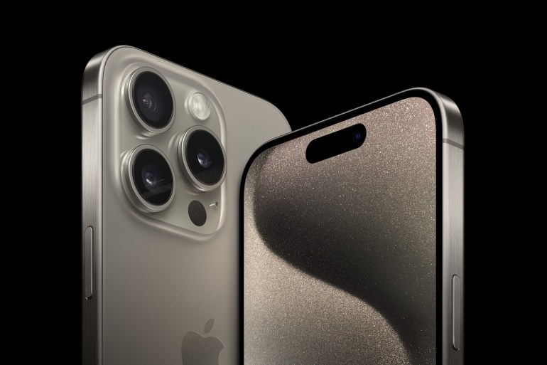 ap9757876344468250-1694544276-1 iPhone 15 Pro and iPhone 15 Pro Max represent the very best of Apple innovations, featuring a strong and lightweight titanium design, a new Action button, powerful camera upgrades, and A17 Pro. (Photo: Business Wire)
