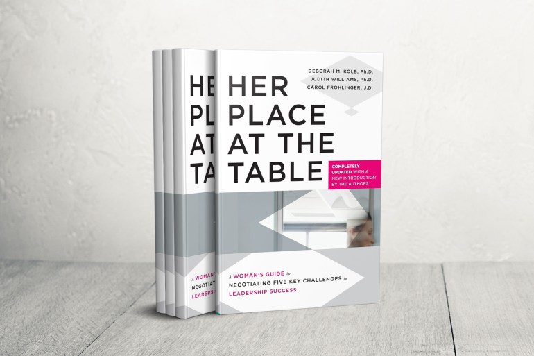 her place at the table