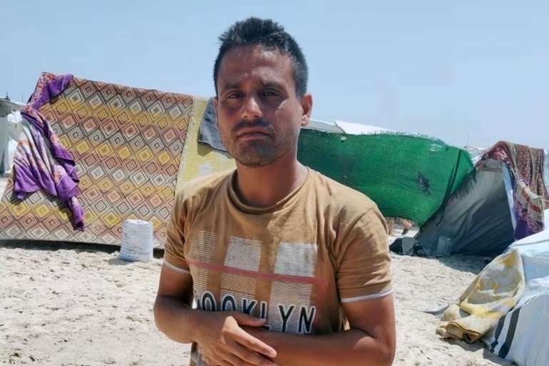 evl3cufmno3li-1721326521 Walid al Khalili, sanitario palestino de 35 años, que pasó un mes en el centro de detención y tortura israelí de Sde Teiman, en una imagen cedida por él y realizada en Rafah la primera semana de julio. (elpais.com)