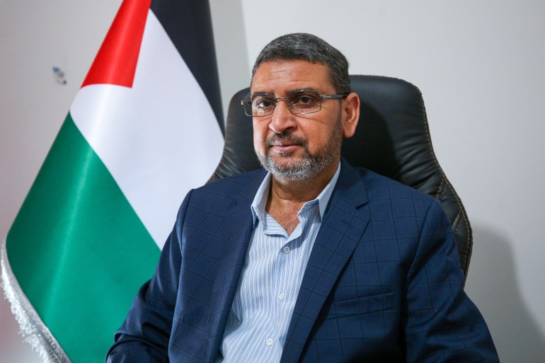 ISTANBUL, TURKEY - JULY 02: Sami Abu Zuhri, senior spokesman of Hamas poses for a photo during an interview on Israel's annexation plan for parts of West Bank in Istanbul, Turkey on July 02, 2020. (Photo by Muhammed Enes Yildirim/Anadolu Agency via Getty Images)