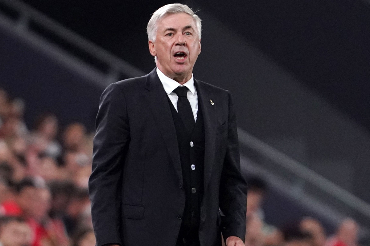 الإيطالي كارلو أنشيلوتي مدرب ريال مدريد الإسباني