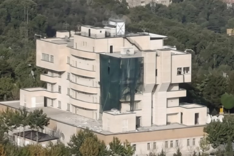 صورة المبنى الذي اسشتهد فيه إسماعيل هنية