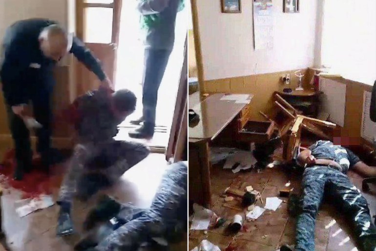 سجناء يقتلون موظفين في السجن واخذ رهائن يُذكر انهم من تنظم داعش المحظورة في الاتحاد الروسي ويطالبون بمبلغ 2 مليون دولار وطائرة هليكوبتر