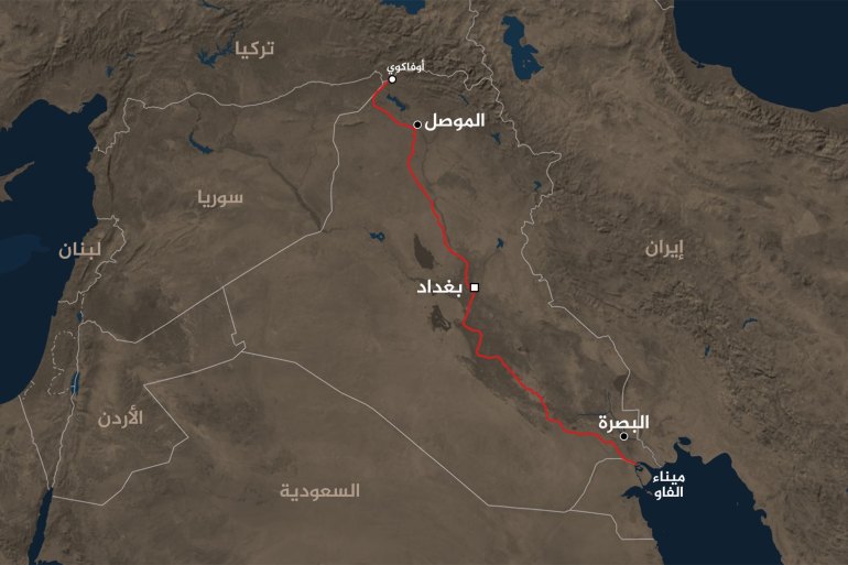 iraq_map-1723389815 طريق التنمية العراقي