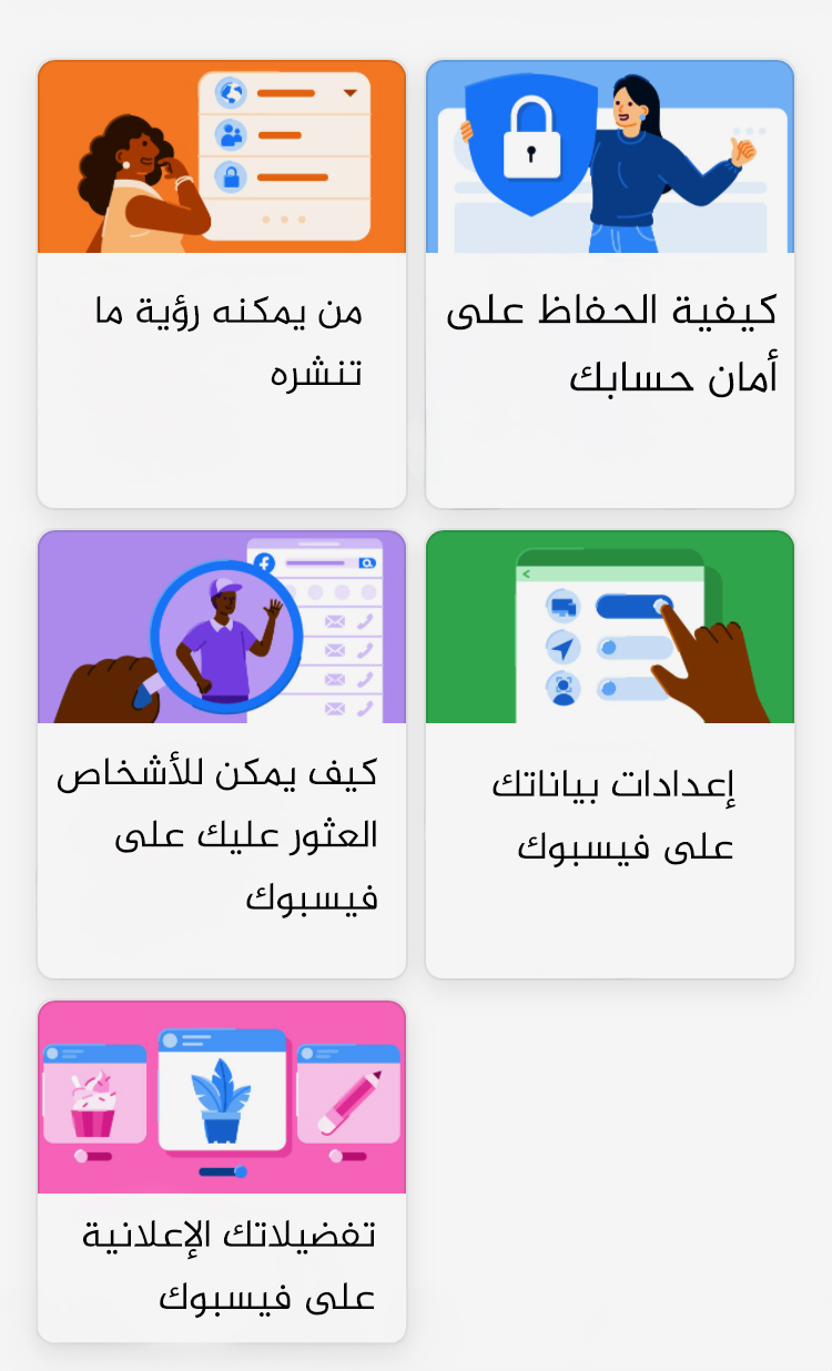privacy-1723551096 **** داخلية **** خصوصية فيسبوك المصدر: سكرين شوت من التطبيق