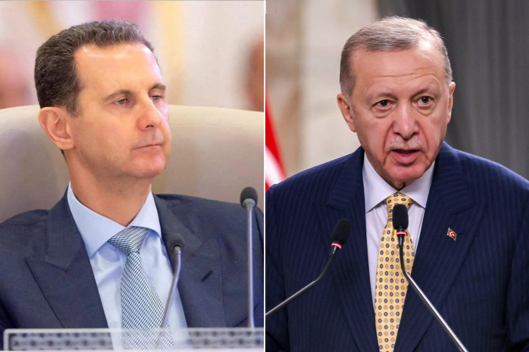 1088-1720358714 رجب طيب أردوغان و بشار الأسد رويترز