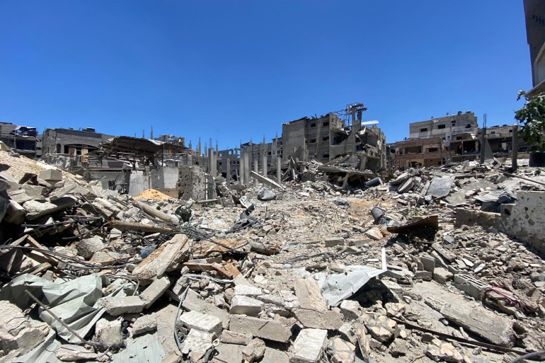 1d8b6d8b3-4-1717613022 الدمار في المنازل والأسواق والبنى التحتية جراء القصف الإسرائيلي على مخيم جباليا للاجئين شمال قطاع غزة