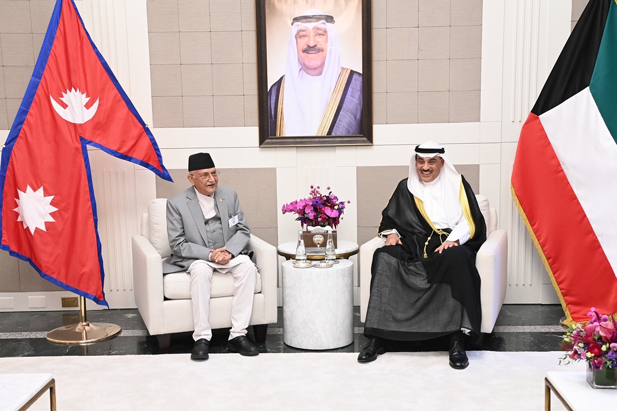 335063 سمو ولي العهد مستقبلاً رئيس وزراء نيبال