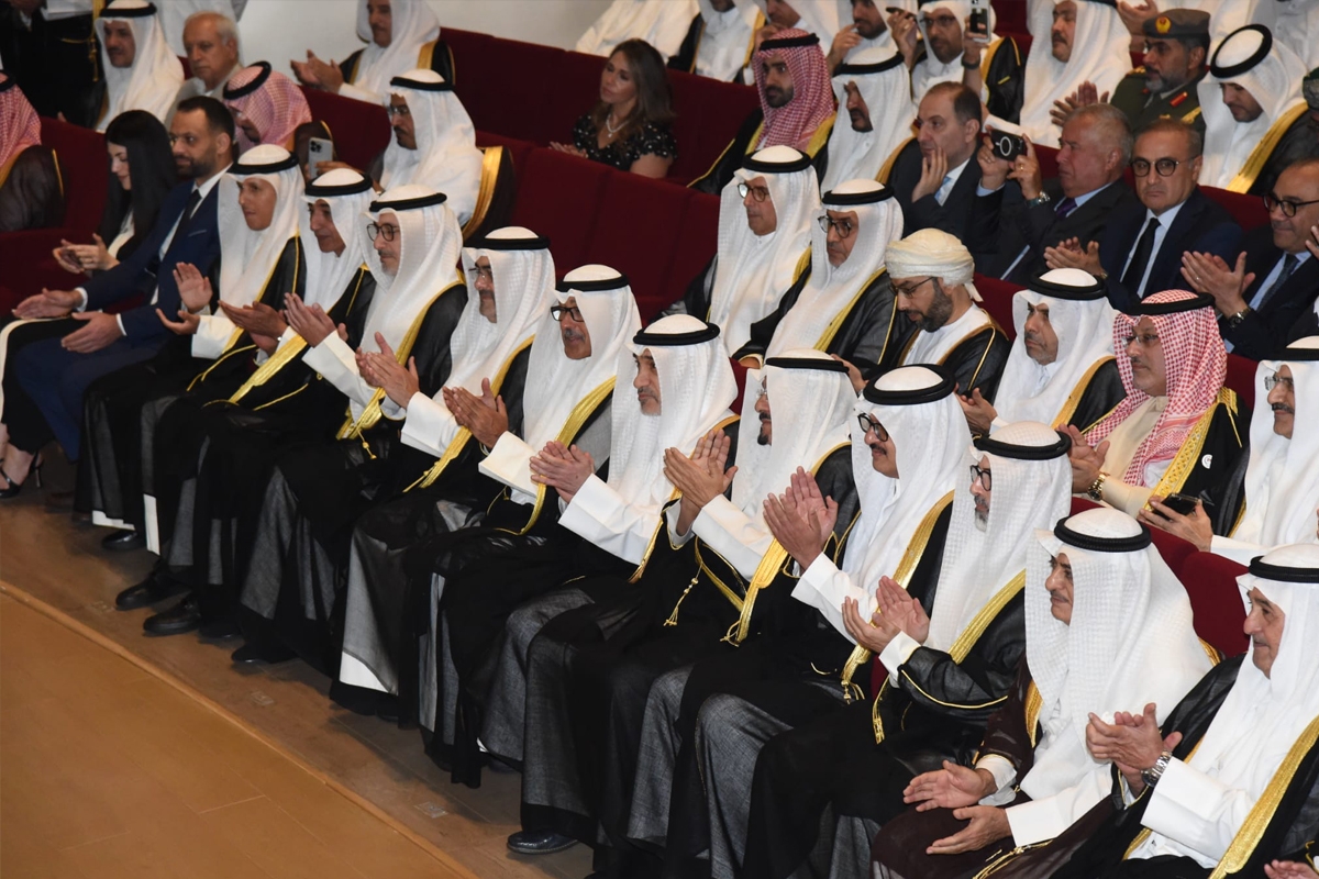 336018 أحمد العبدالله وفهد اليوسف والسفير السعودي في مقدّمة الحضور