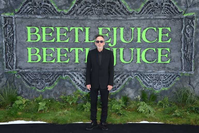 LONDON, ENGLAND - AUGUST 29: Director Tim Burton attends the UK Premiere of "Beetlejuice Beetlejuice" at Cineworld Leicester Square on August 29, 2024 in London, England. (Photo by Stuart C. Wilson/Getty Images)