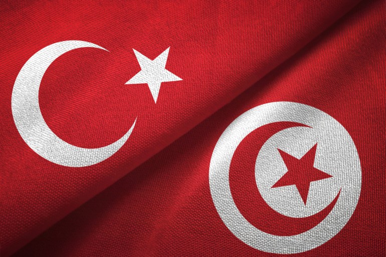 d1093209544-1726037802 Tunisian flag with Turkish flag