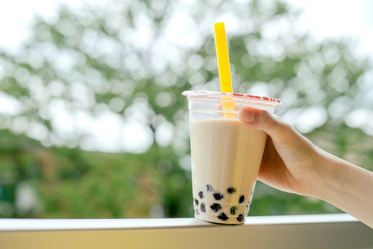 gettyimages-1157712696-1725281316 bubble tea (also known as pearl milk tea, bubble milk tea, black pearl ice tea, tapioca tea, tapioca milk tea, tapioca drink or boba)