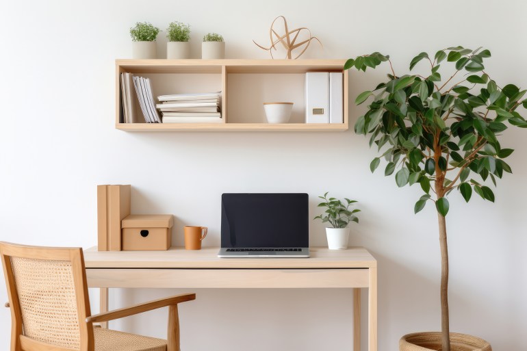 adobestock_696518677-1732365096-1 Home Office Corner Small Corner Of Room Efficiently Set Up For Remote Work المصدر: أدوبي ستوك