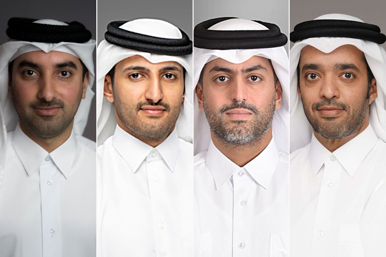 untitled-4-1731515357 جاسم بن منصور آل ثاني رئيس هيئة الاتصال الحكومي سعد بن علي الخَرجي رئيس مجلس إدارة هيئة قطر للسياحة محمد بن حمد آل ثاني الرئيس التنفيذي لهيئة المناطق الحرة في قطر علي بن الوليد آل ثاني الرئيس التنفيذي لـ "استثمر في قطر"