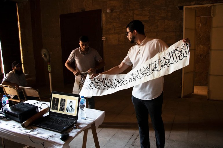 محمد شافعي خلال عمله