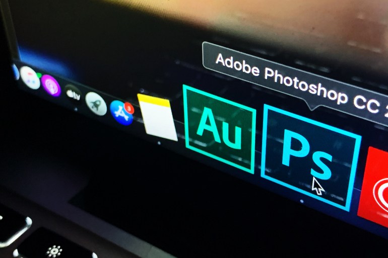45863-1-1690703094 Computer with the Adobe Photoshop logo is a raster graphics editor developed by Adobe Systems Incorporated. United States, California, December 4, 2019; Shutterstock ID 1591629850; purchase_order: aljazeera ; job: ; client: ; other: