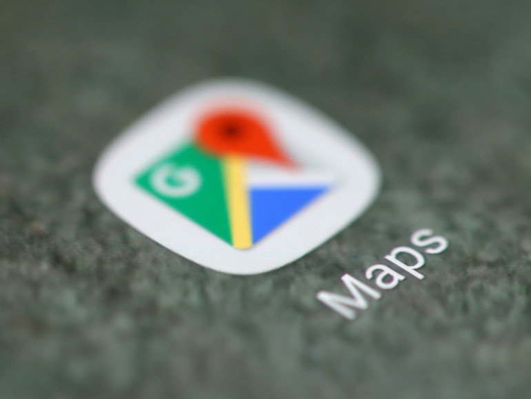 a382da3a-29c2-4e7f-8623-6f80daf8e934 The Google Maps app logo is seen on a smartphone in this picture illustration taken September 15, 2017. REUTERS/Dado Ruvic/Illustration