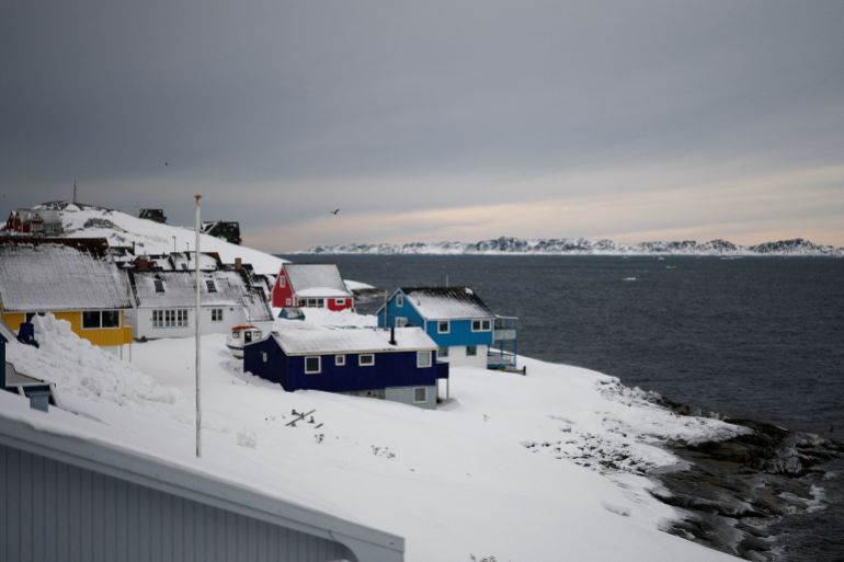 rc2eqca9571x-1739197946 A general view shows Nuuk in Greenland, February 8, 2025. REUTERS/Sarah Meyssonnier