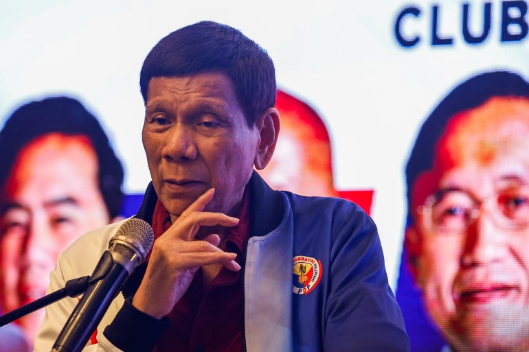 37044880-1741804689 Former president Rodrigo Duterte attends Philippines midterm elections rally 2025