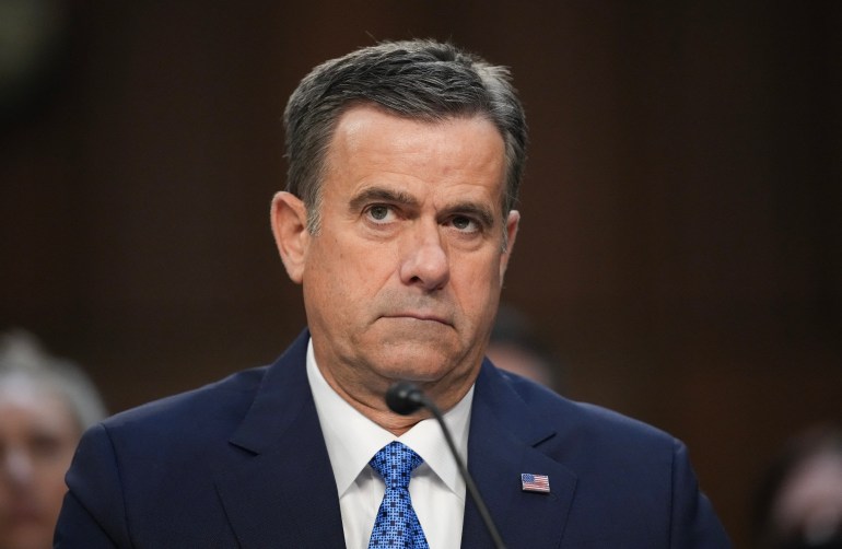 afp-1367217966_4e49f7-1742913560 WASHINGTON, DC - MARCH 25: Central Intelligence Agency Director John Ratcliffe appears during a Senate Committee on Intelligence Hearing on March 25, 2025 in Washington, DC. The hearing to examine worldwide threats comes a day after Jeffrey Goldberg, the editor-in-chief for The Atlantic magazine was inadvertently included on a high level Trump administration Signal group chat on bombing plans in Yemen on Houthi targets. Andrew Harnik/Getty Images/AFP (Photo by Andrew Harnik / GETTY IMAGES NORTH AMERICA / Getty Images via AFP)